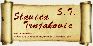 Slavica Trnjaković vizit kartica